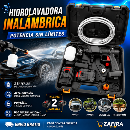 Hidrolavadora de 2 baterías de 48w