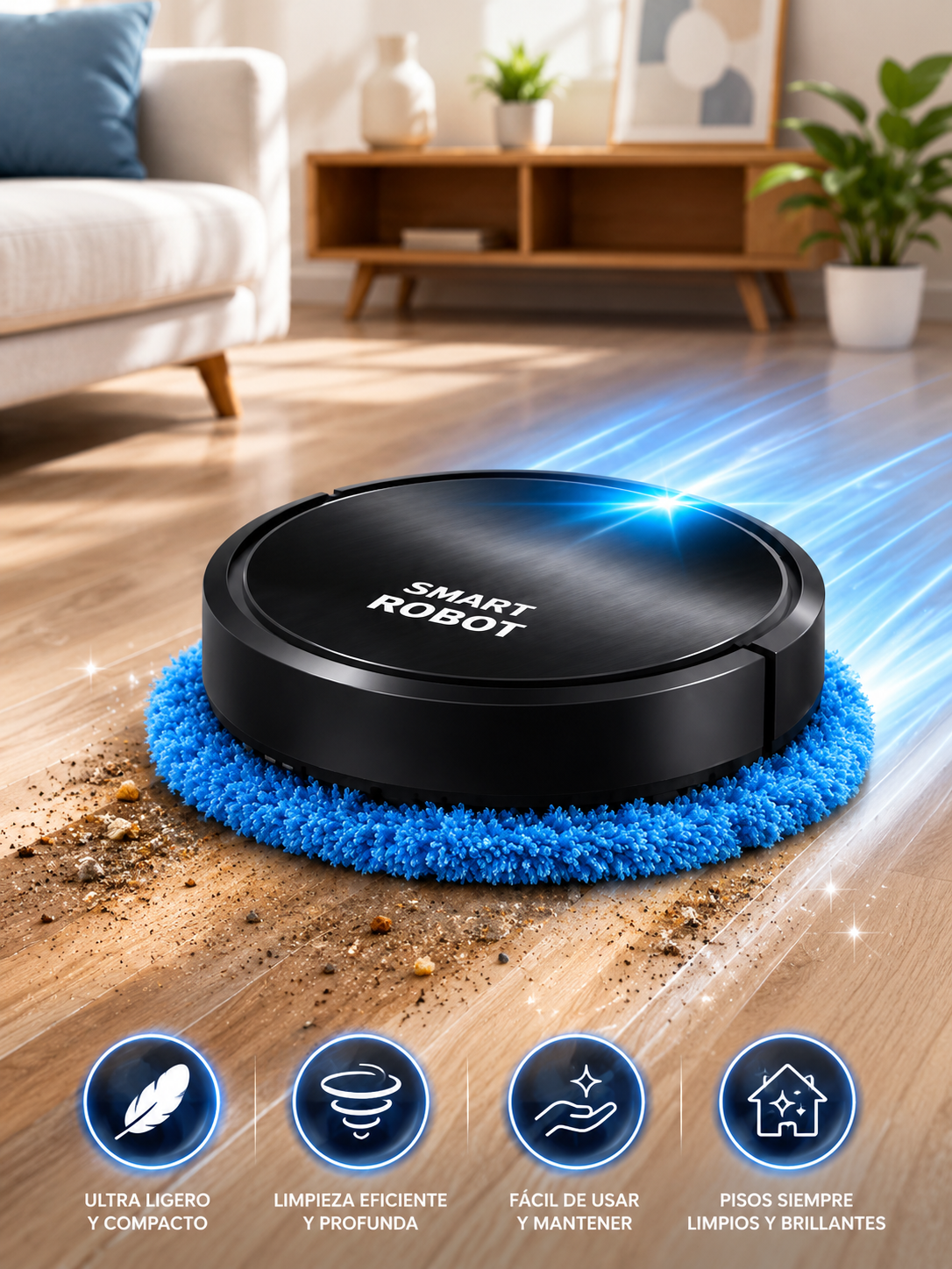 Aspiradora inteligente con trapeador XM12