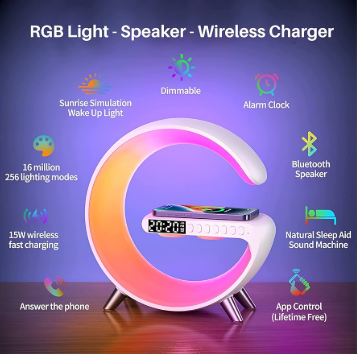Lámpara Led G Altavoz Bluetooth 3 en 1