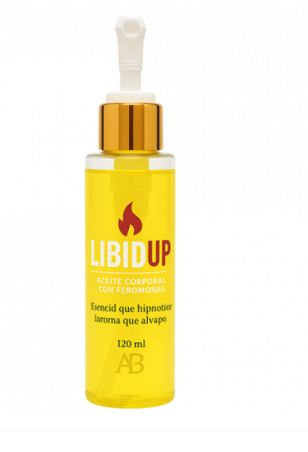 ACEITE CORPORAL CON FEROMONAS LIBIDUP 120ML (MUJER)