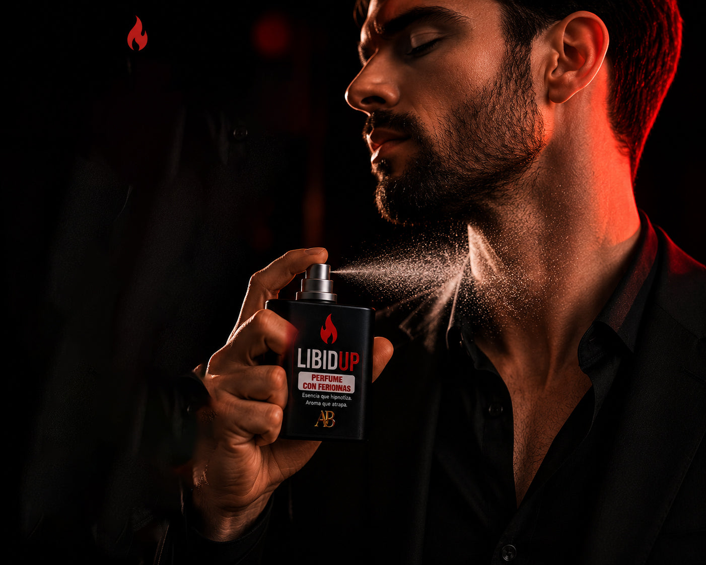 PERFUME VIRAL CON FEROMONAS LIBIDUP (HOMBRE)